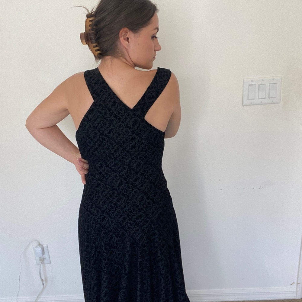 Alaïa black ball gown with velvet detail size 38 - Picture 9 of 11